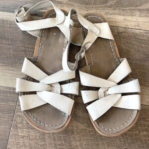 White Salt Water Sandals Size 6